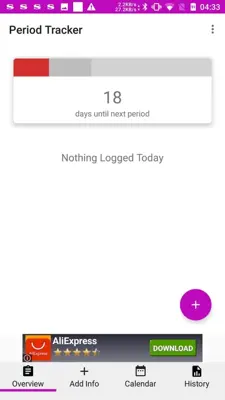 Period Tracker android App screenshot 0